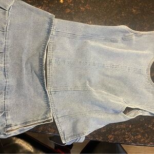 Lioness Light Blue Denim Overalls